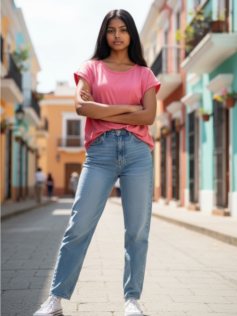 Buffalo David Bitton Coral Pink Short Sleeve Tee